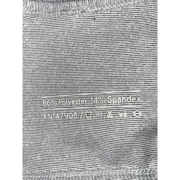 Outdoor Voices Sports Bra Athena Stretch Crop Gray SZ Medium EUC - Picture 6 of 6